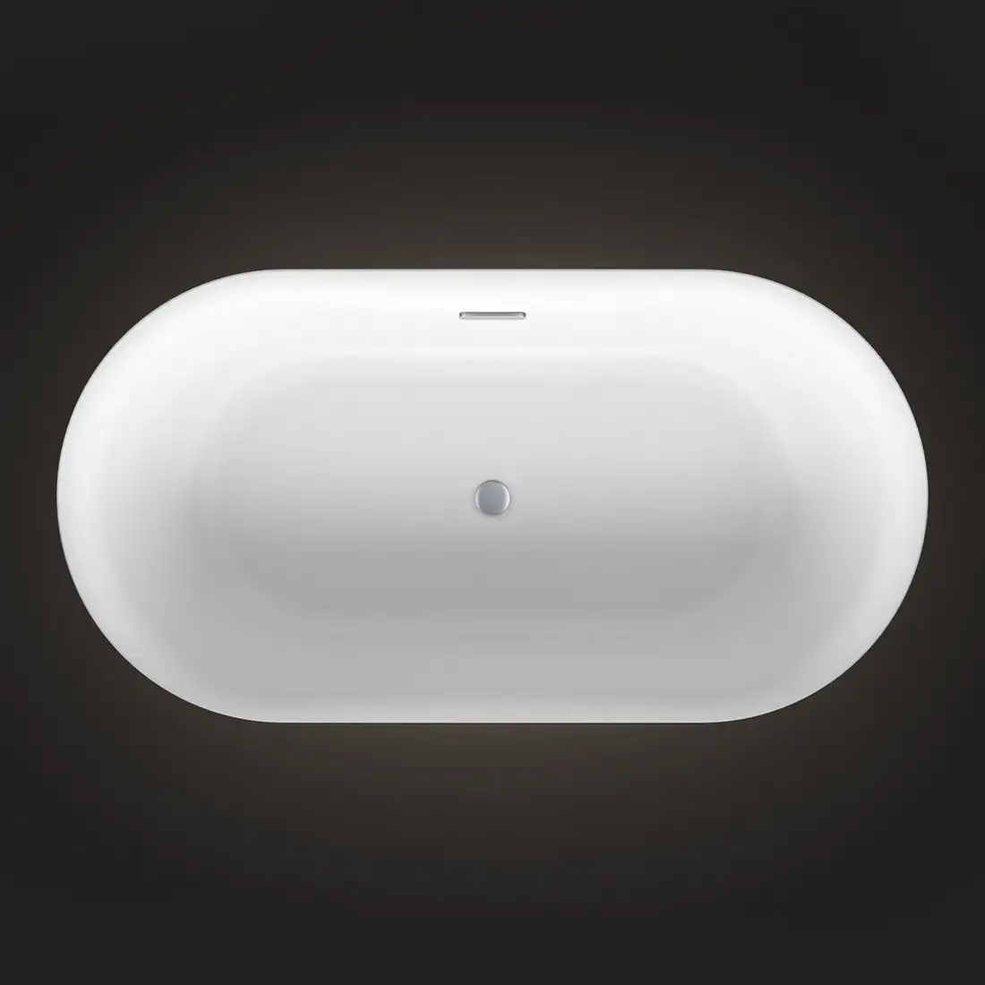 Ванна Wellsee Chic Riviera 179x85 23680601R (отдельностоящая ванна с подсветкой белый глянец, экран, ножки, сифон-автомат хром) - фото товара