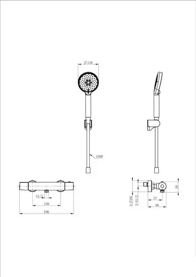 Смеситель Wonzon&Woghand WW-B2029-A-BG - фото товара