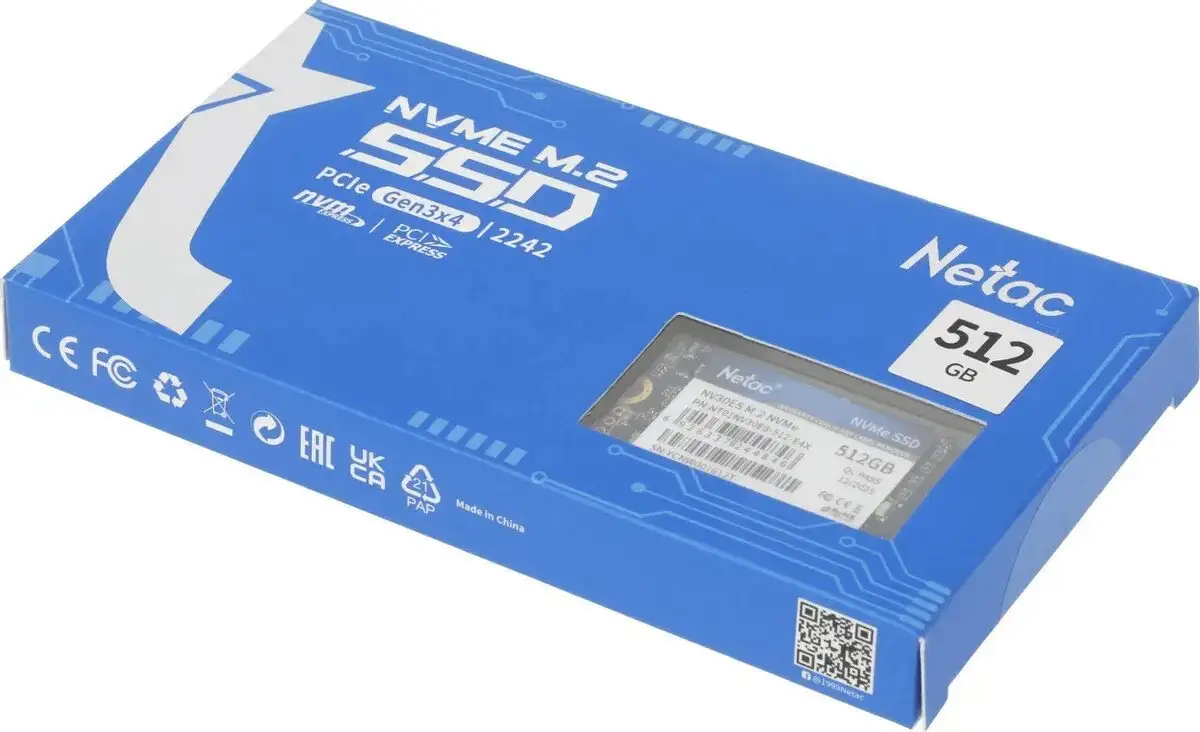SSD Netac NV30ES 512GB NT01NV30ES-512-E4X – фото товара