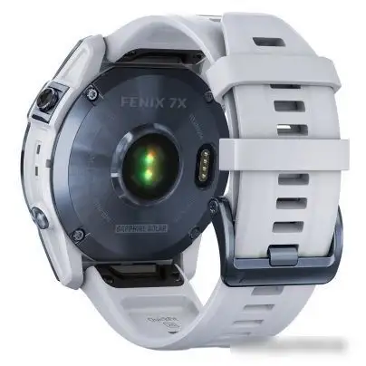 Умные часы Garmin Fenix 7X Sapphire Solar 51 мм (голубой минерал/белый камень) – фото товара