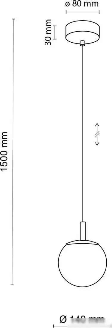 Подвесная люстра TK Lighting Cadix Gold 759 – фото товара