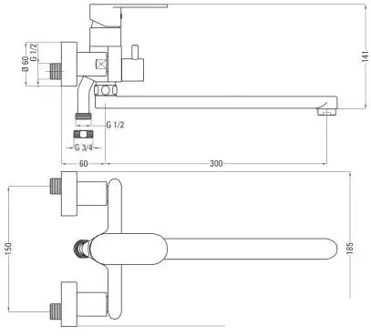 Смеситель Deante Alpinia BGA 056M - фото товара