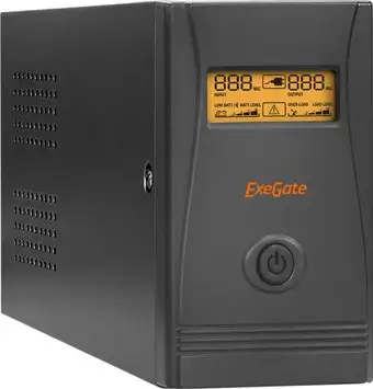 Источник бесперебойного питания ExeGate Power Smart ULB-650.LCD.AVR.EURO – изображение в каталоге