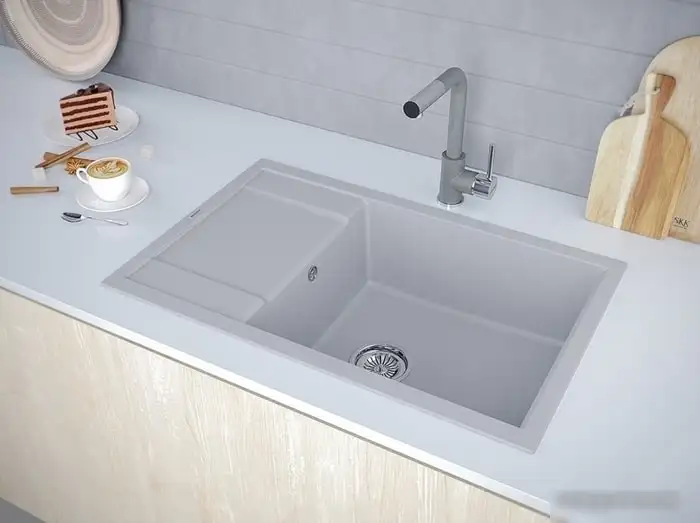 Кухонная мойка Paulmark Verlass PM317850-GRM - фото товара