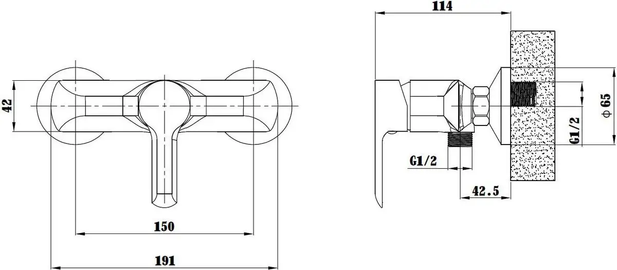 Смеситель Esko Sorento SR 80w/a - фото товара
