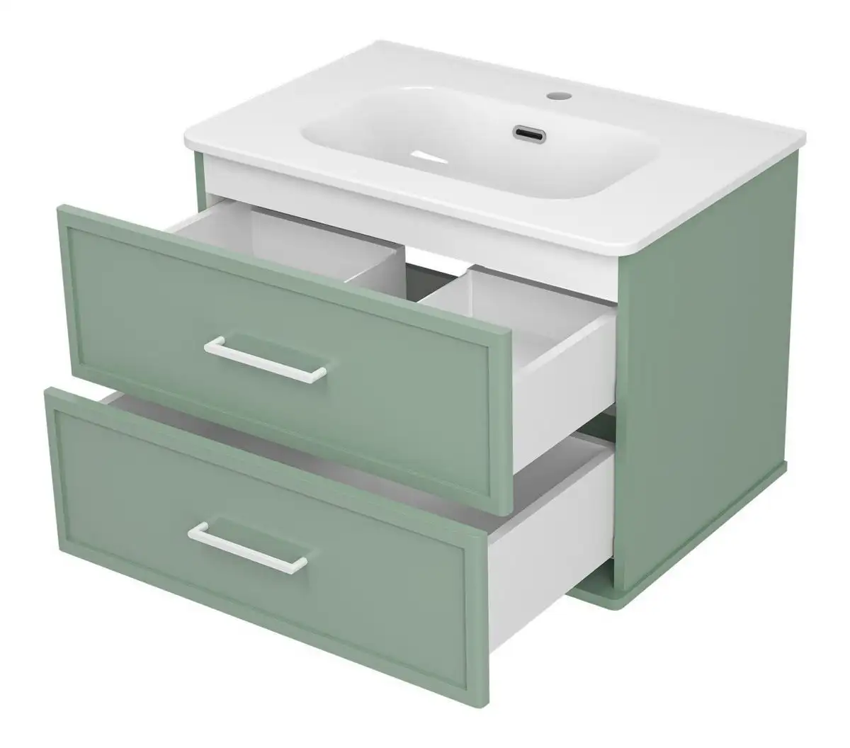 Brevita Тумба с умывальником Verde 70 Ver-09070-0102Я+B-OND070-01 – фото товара