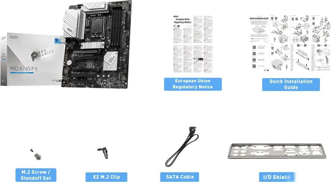 Материнская плата MSI Pro B760-P II – фото товара