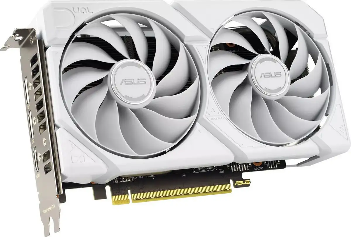 Видеокарта ASUS Dual Radeon RX 9060 XT 16GB GDDR6 White Edition DUAL-RX9060XT-16G-WHITE – фото товара