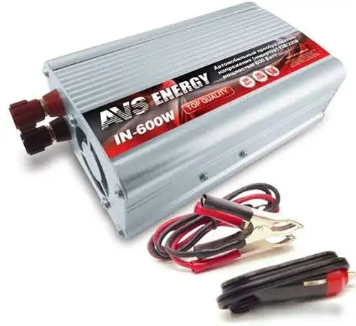 Автомобильный инвертор AVS 12/220V IN-600W – фото товара