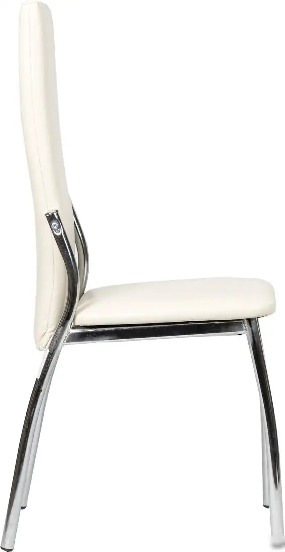 Стул ВВР Оскар (ваниль/хром, экокожа)
