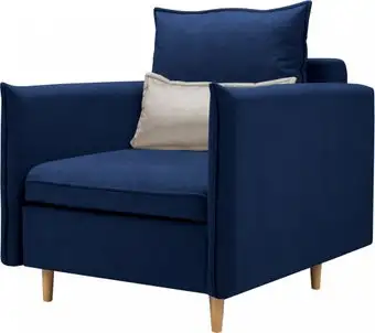 Кресло-кровать Mio Tesoro Оливер (Velutto 26/Velutto 18/натуральное дерево) – изображение в каталоге