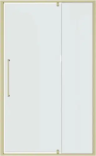 Душевая дверь Niagara Nova NG-45-12ASG 120х195 (золото сатин/прозрачное стекло) - изображение в каталоге