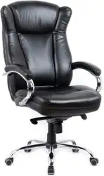 Офисное кресло King Style Hildi PU Chrome (черный)