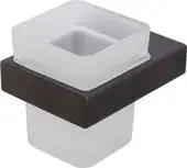 Стакан для зубной щетки и пасты Cezares SLIDER-TUMS-GM (оружейная сталь) – изображение в каталоге