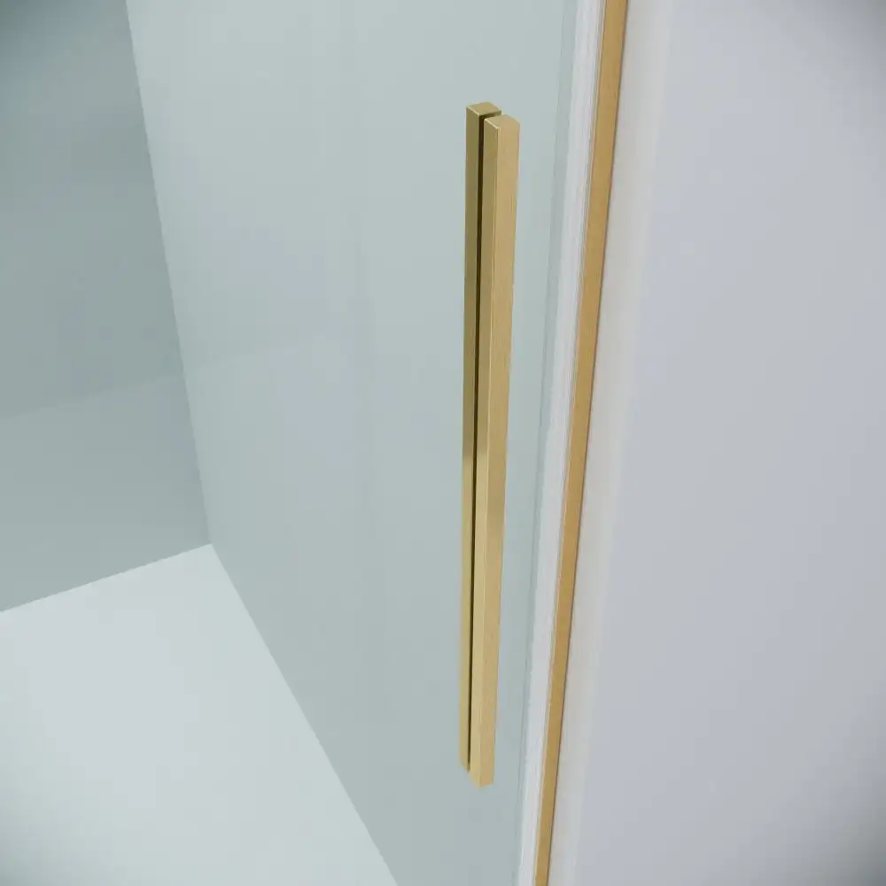 Душевой уголок Grossman Galaxy 100x90x195 120.K33.01.1090.32.00 (золото сатин/прозрачное стекло) - фото товара