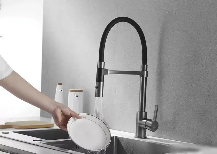 Смеситель Rose R133T (оружейная сталь) - фото товара