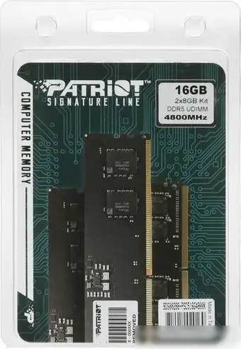 Оперативная память Patriot Signature Line 2x8ГБ DDR5 5600 МГц PSD516G5600K – фото товара