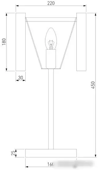 Настольная лампа Евросвет 01116/1