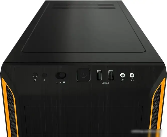Корпус be quiet! Pure Base 600 с окном (черный/оранжевый) – фото товара