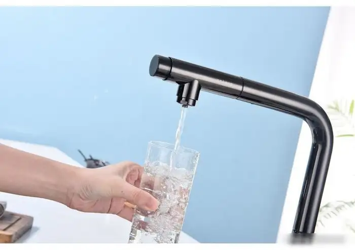 Смеситель Paulmark Viper VI213105-GB (черный/черный глянцевый) - фото товара