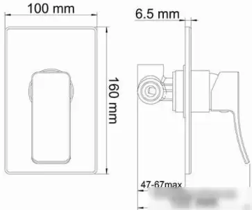 Смеситель Wasserkraft Exter 1651 - фото товара