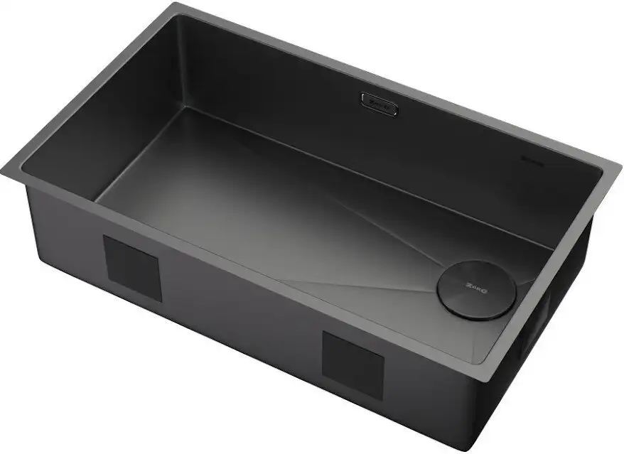 Кухонная мойка ZorG Zerox 74 U / IF Side SF Zurinox PVD Gunblack - фото товара