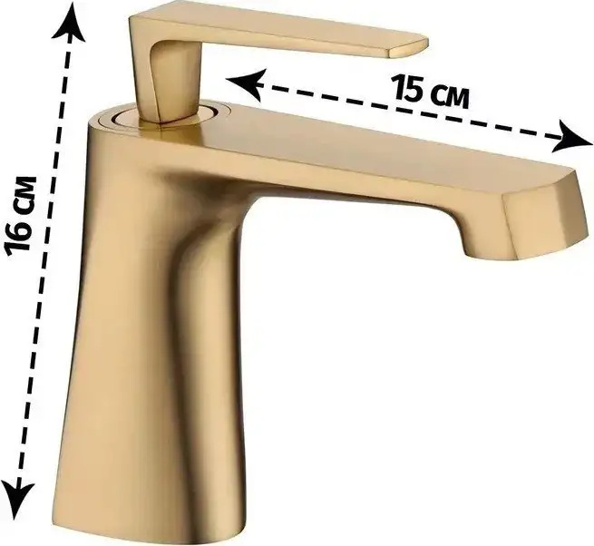 Смеситель Grocenberg GB2025 (золото матовый) - фото товара