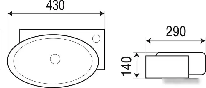 Умывальник WeltWasser Aisbach 5011R - фото товара