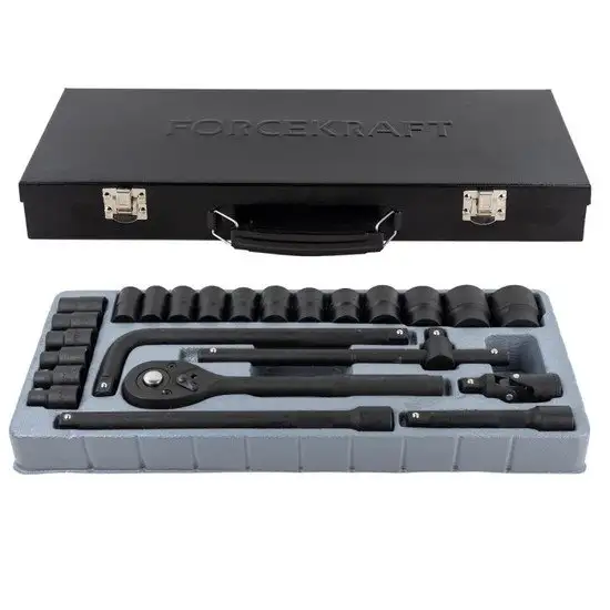 Набор трещотка с головками ForceKraft FK-4245B-5MPB (24 предмета) – фото товара