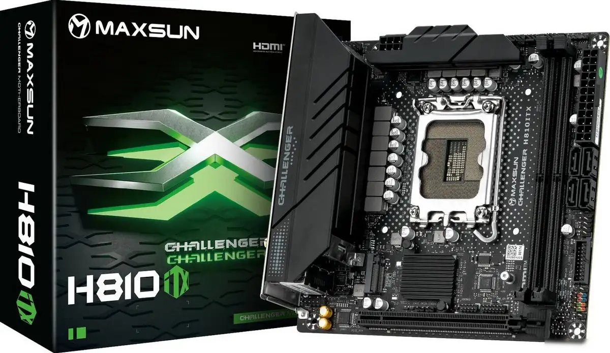 Материнская плата Maxsun Challenger H810ITX WiFi – фото товара