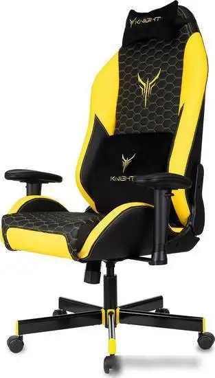 Кресло Knight Neon (черный/желтый) – фото товара