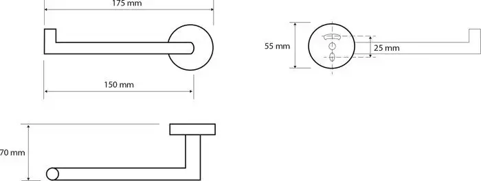 Держатель для туалетной бумаги Bemeta White 104212034L – фото товара