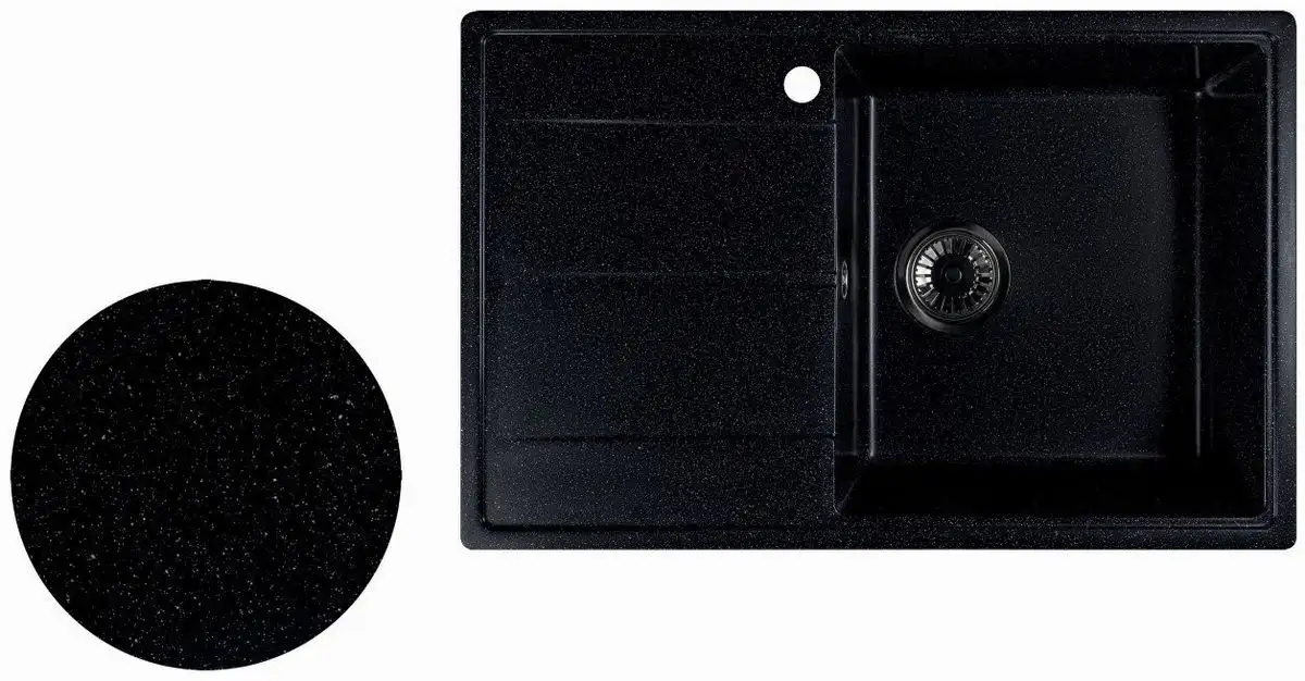 Кухонная мойка Marblan Magnum R (черный) - фото товара