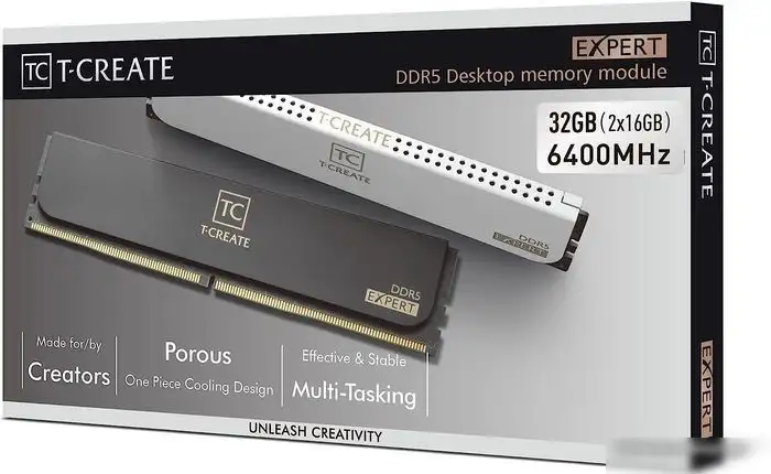 Оперативная память Team T-Create Expert 16ГБ DDR5 6000 МГц CTCCD516G6000HC4801 – фото товара