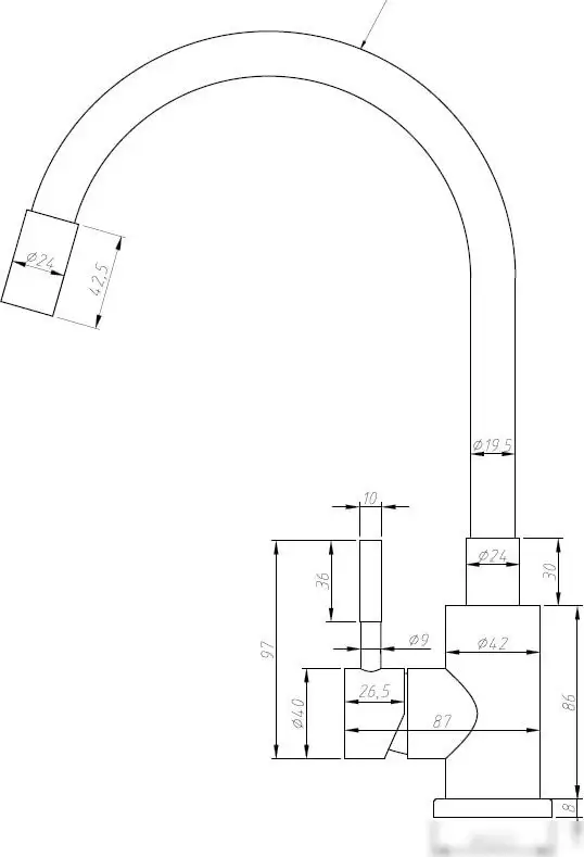 Смеситель Esko K44BTotal - фото товара