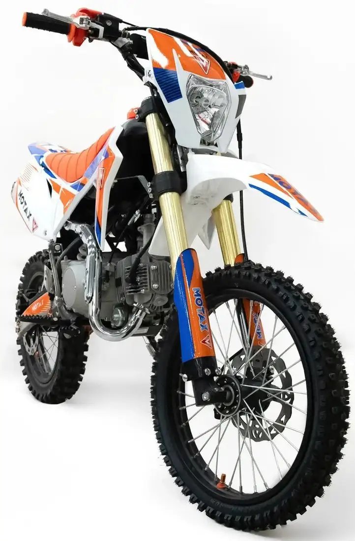 Мотоцикл Motax MX 125 17/14 (черный/белый/оранжевый) – фото товара