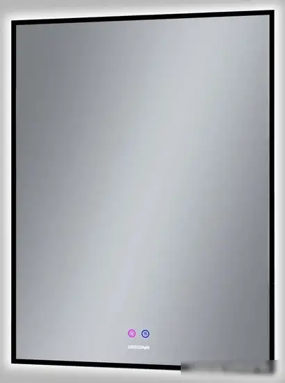 Grossman Зеркало Pragma-норма Black LED 1860802 (с сенсорным выключателем и подогревом) – фото товара