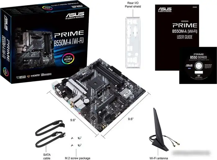 Материнская плата ASUS Prime B550M-A (Wi-Fi) – фото товара