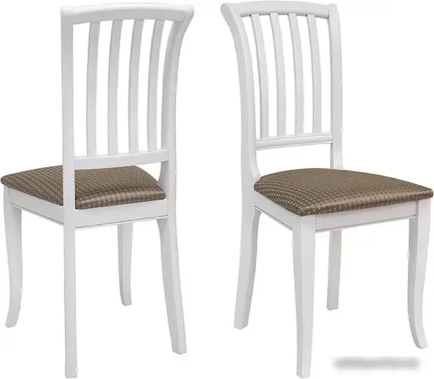 Стул Leset Остин (белый/жаккард Flora) – фото товара