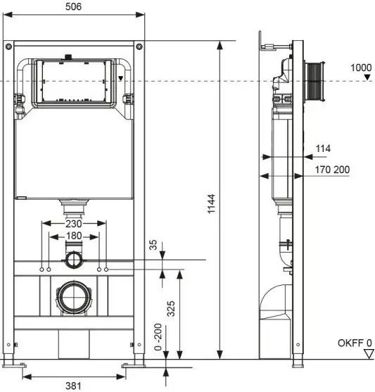 Инсталляция для унитаза Tece Spring S401101 - фото товара