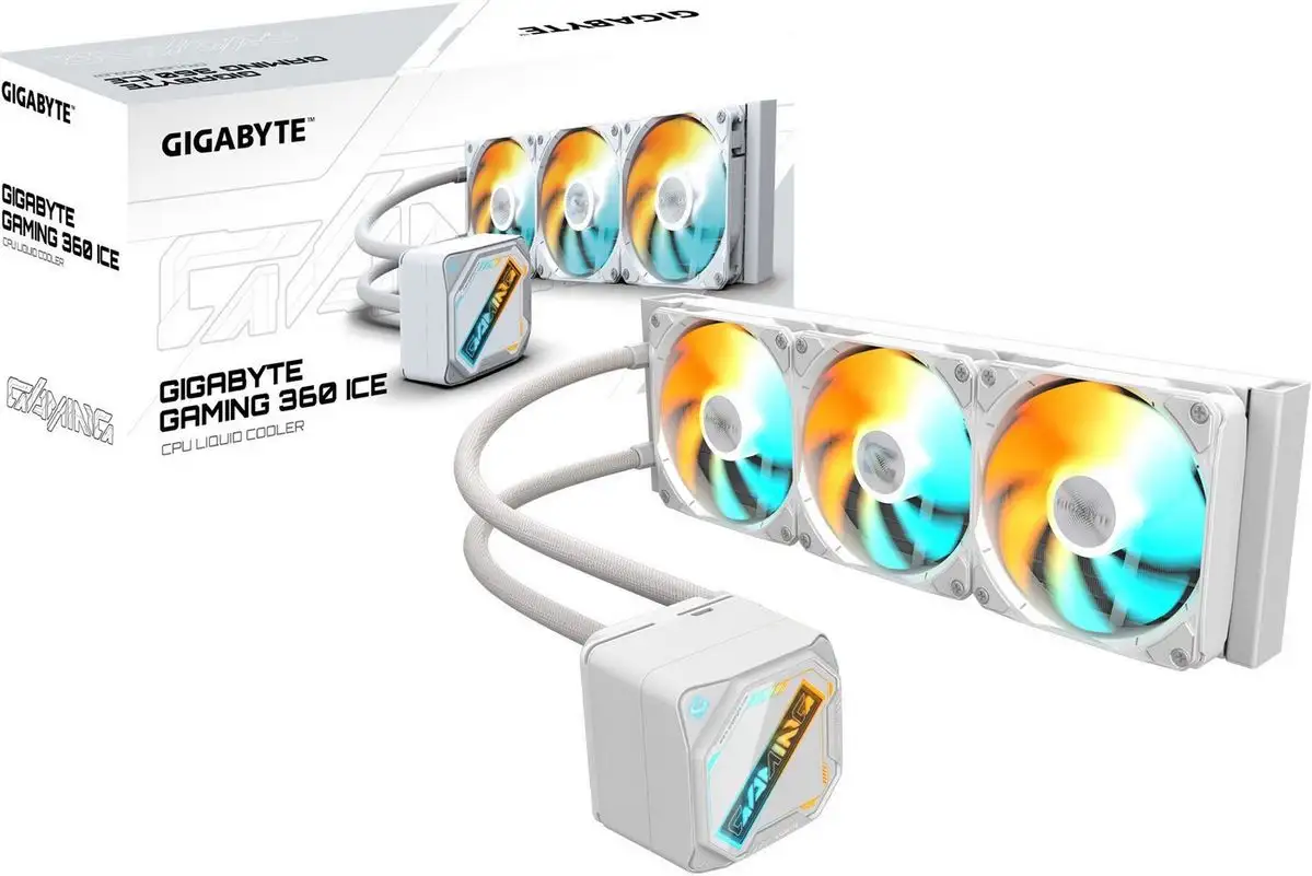 Система жидкостного охлаждения для процессора Gigabyte Gaming 360 Ice – фото товара