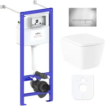 Унитаз Lavinia Boho Relfix Aveo Rimless 6 в 1 77050206 (хром пластик) - изображение в каталоге