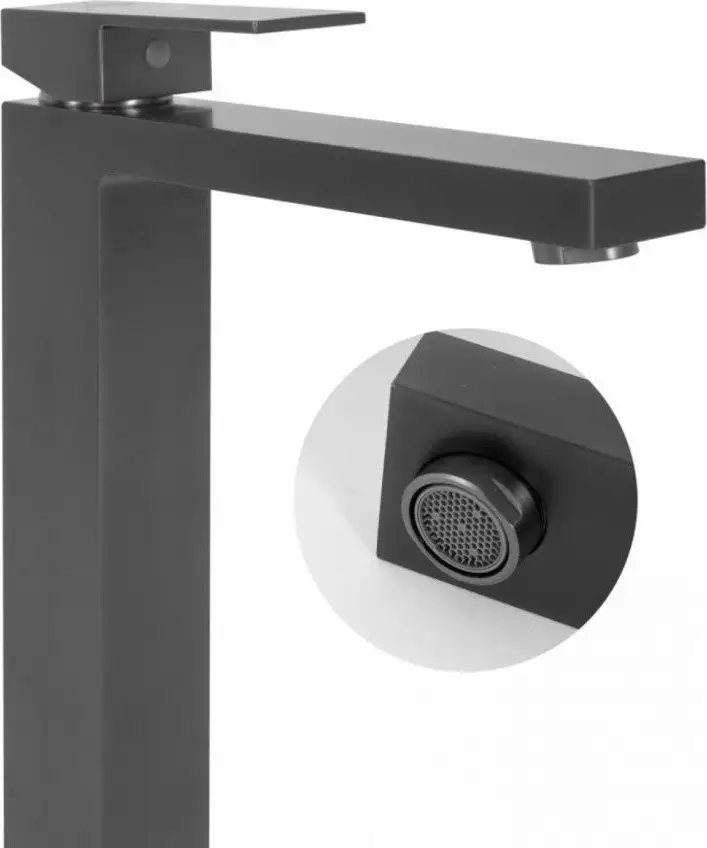 Смеситель Hansberge H2070 (графит) - фото товара