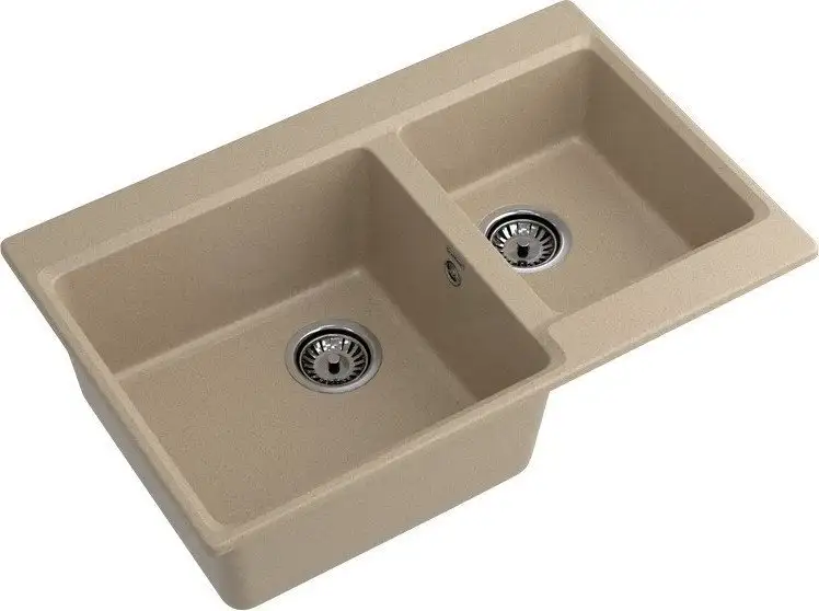 Кухонная мойка GranFest GF-LV-780K (песочный) - фото товара