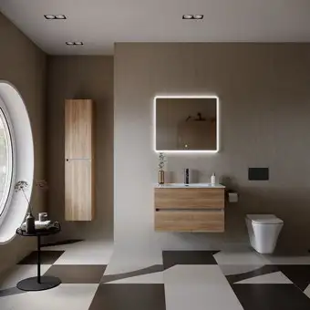 Sancos Тумба под умывальник Urban UR80EG (дуб галифакс натуральный) – изображение в каталоге