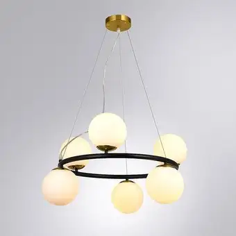Подвесная люстра Arte Lamp Alcor A2224SP-6BK – изображение в каталоге