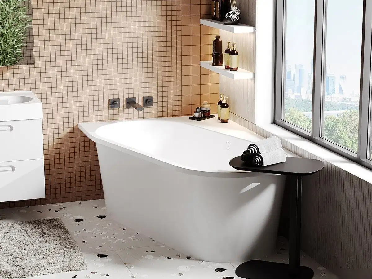 Ванна Belux Лондон ВЛН 170х110R (18, белый матовый) - фото товара