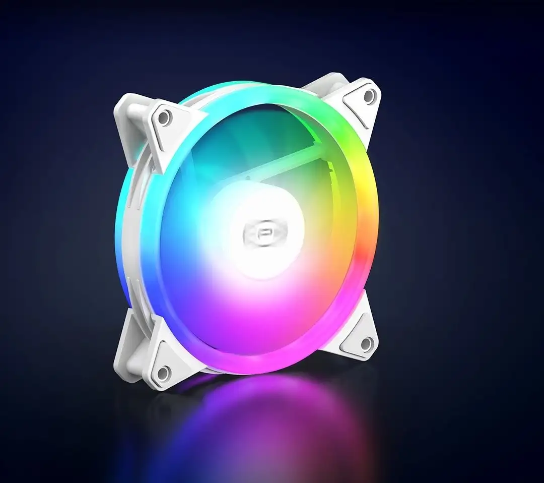 Вентилятор для корпуса PCCooler F3 T120 ARGB (белый) – фото товара