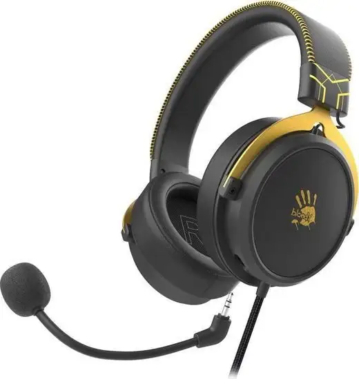 Наушники A4Tech Bloody M590i (черный/желтый) – фото товара