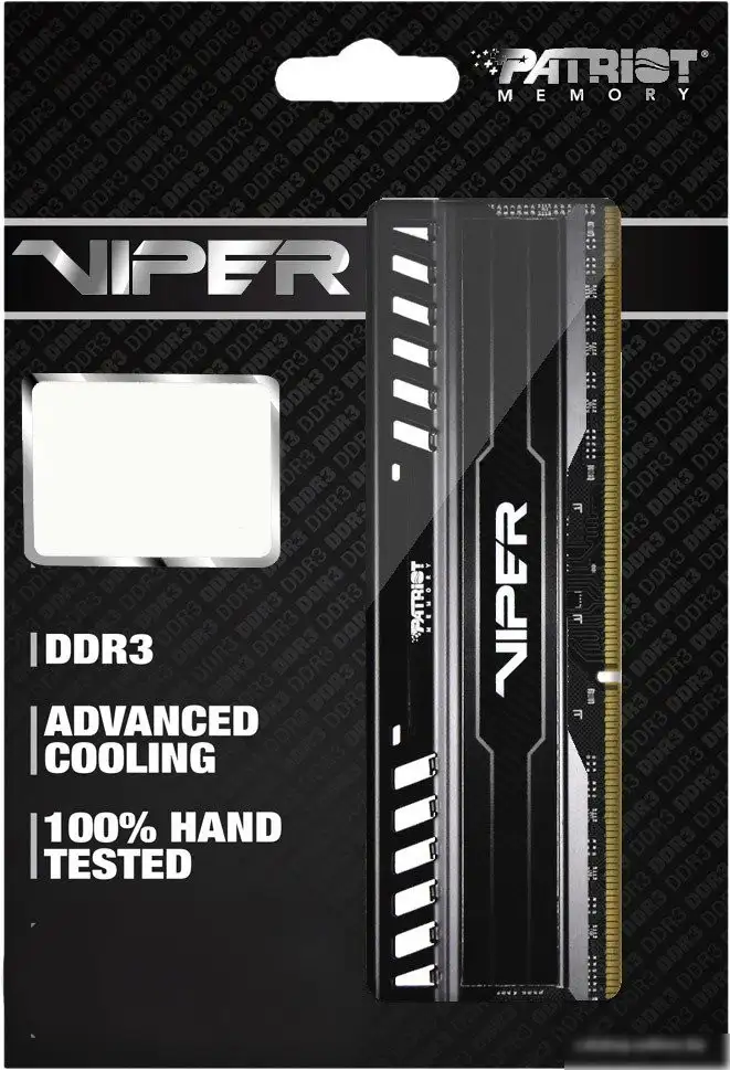 Оперативная память Patriot Viper 3 Black Mamba 8GB DDR3 PC3-12800 (PV38G160C0) – фото товара